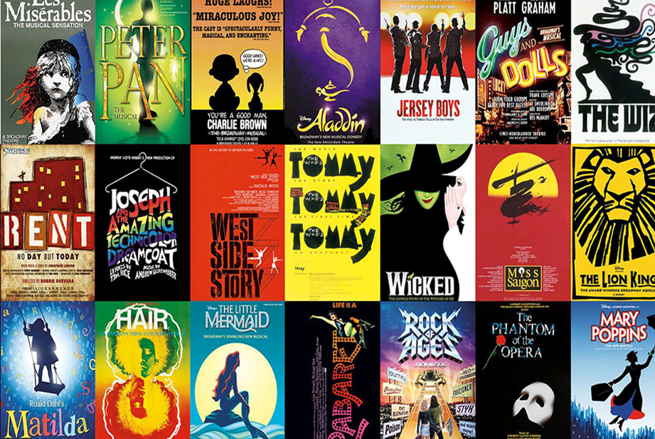 Multiple different broadway shows